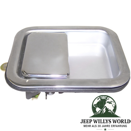 Türgriffmulde außen Stahltüre Chrom Jeep CJ + Wrangler 81-06