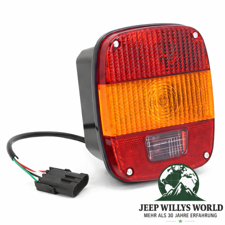 Tail Light Euro Style left or right Jeep Wrangler 87-95