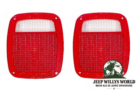 Rückleuchten Glas rechts und links US Modell Jeep CJ Wrangler 76-06