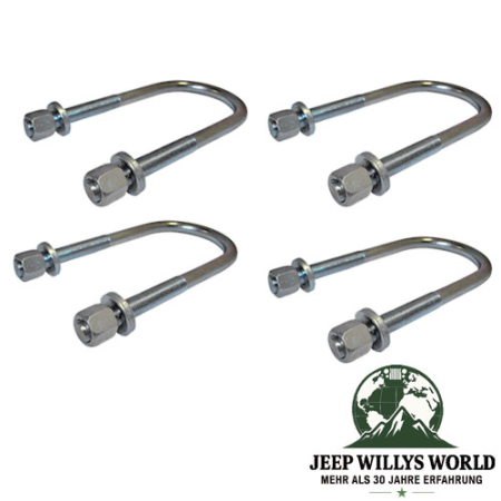 Blattfederbügel Set vorne Dana 30 Jeep CJ 76-86