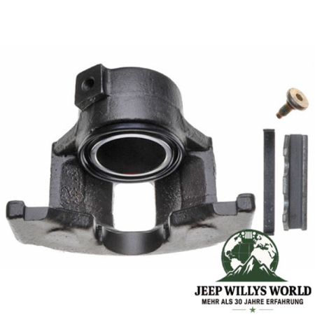 Bremssattel für vorne links Jeep CJ5 CJ7 CJ8 78‑81, Ansicht von unten.