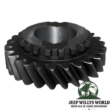 Zahnrad Dana 300 Verteilergetriebe Ausgang vorne Jeep CJ 80-86, Vorderseite.