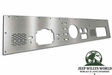 Armaturenbrett Panel Edelstahl Jeep CJ5 CJ7 CJ8 76-86