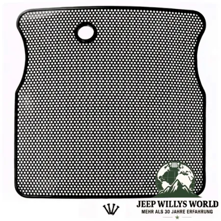 Bug Screen Shield Black Steel Jeep CJ 55-86