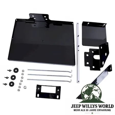 Batteriehalter Set für 2 Batterien Jeep CJ Wrangler YJ 72-90