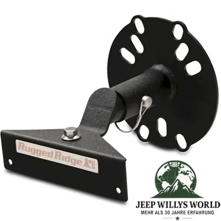 Rear Spare Tire Light Mount Jeep CJ + Wrangler YJ 76-18