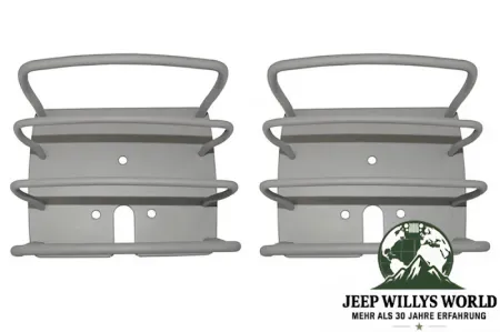 Tail Light Guards Pair Titan Look Jeep CJ + Wrangler 76-06