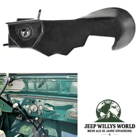 Windshield Frame Handle latch ventilation flap Jeep CJ3A 49-53