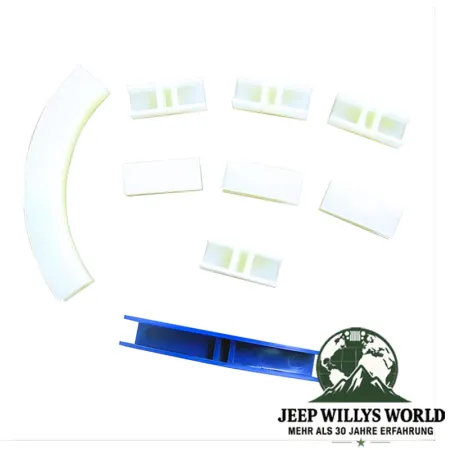 Schaltführungs Set für Schalthabel am NP228, NP229, NP231 und NP242 Verteilergetriebe. Jeep SJ / J Serie / Cherokee XJ / Wrangler YJ / TJ / Grand Cherokee ZJ / ZG / WJ / WG (1982-2007).