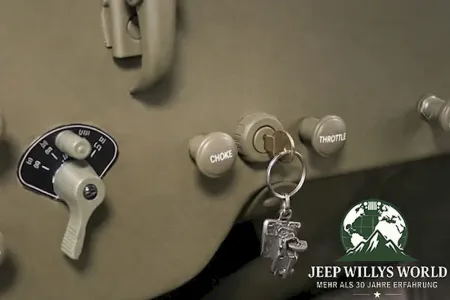 Chokezug mit Knopf Jeep Willys MB + Ford GPW 41-64