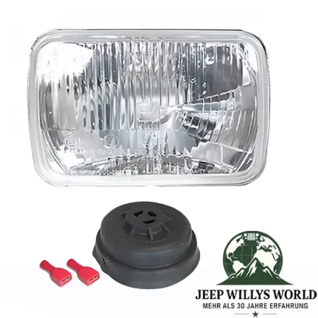 Scheinwerfer Einsatz H4 mit LWR Jeep Wrangler EU Modell 87-95