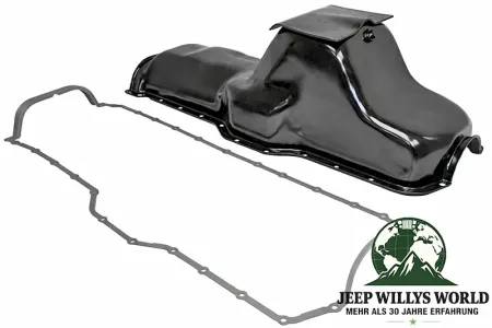 Oil Pan Engine incl. Gasket 4,2 L 6 Cyl. Jeep CJ + Wrangler 76-90