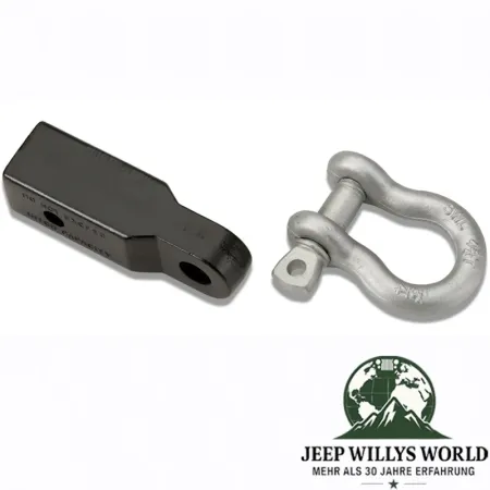 US Receiver Recovery Hitch with D-Ring Universal Jeep