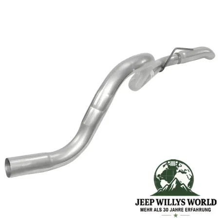 Endrohrbogen (aluminisiert) mit 2" (50,80 mm) Rohreinang für 4,0L und 5,2L Benzin Motor. Jeep Grand Cherokee ZJ / ZG (1992-1995).