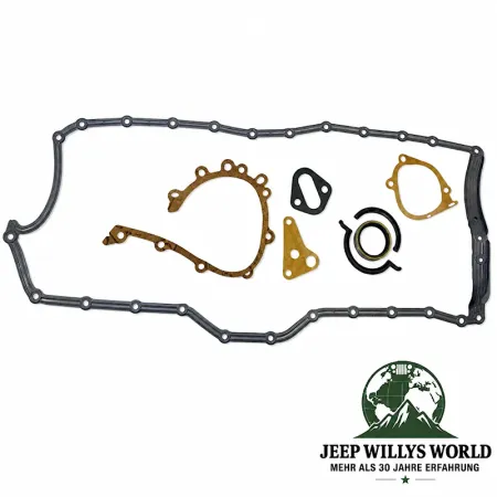 Crown Engine Gasket Set Lower Jeep Wrangler YJ TJ / Cherokee XJ / Comanche MJ / Grand Cherokee ZJ WJ 4.0L Engine (1992-1999)