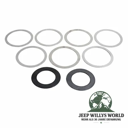 Kegelrad Einstellscheiben Satz Hinterachse Dana 35 Jeep Wrangler + Cherokee + Grand Cherokee 84-06
