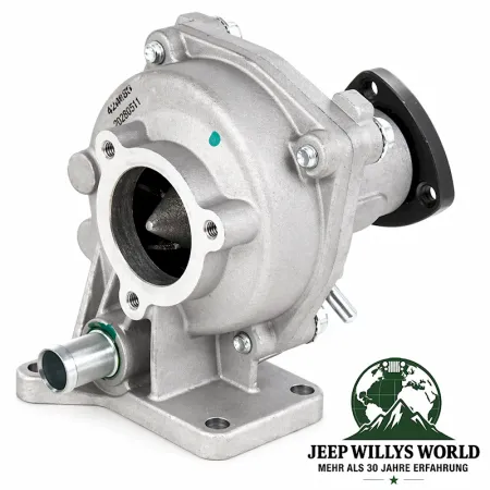 Wasserpumpe inkl. Gehäusedeckel für 2,5L & 3,1L TD (Turbo Diesel) Motor. Jeep Cherokee XJ / Grand Cherokee ZJ ZG WJ WG (1996-2001)