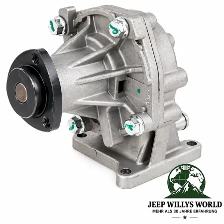 Wasserpumpe inkl. Gehäusedeckel für 2,5L & 3,1L TD (Turbo Diesel) Motor. Jeep Cherokee XJ / Grand Cherokee ZJ ZG WJ WG (1996-2001) Riemenseite