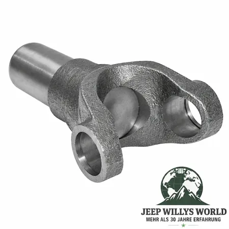 Kardanflansch Dana 30 Vorderachse, 44 Hinterachse, 300 Verteilergetriebe Jeep CJ Wrangler Cherokee Commanche 66-93, Flansch verschraubung auf Montagepunkten liegend, ganzer Artikel zu sehen.