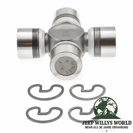 U-Joint Propeller Shaft 82 × 27mm Jeep CJ + Wrangler + Cherokee + Grand Cherokee 76-07