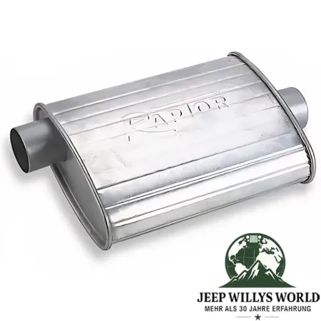 Sport Endschalldämpfer 2,0" Jeep CJ 2,5 + 4,2 L 76-86