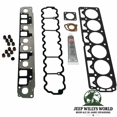 Crown Engine Gasket Set Upper Jeep Wrangler TJ / Cherokee XJ / Grand Cherokee WJ WG 4.0L Engine (1999-2006)