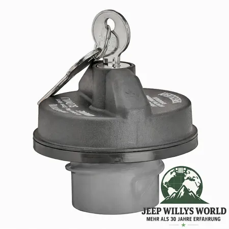 Tankdeckel abschließbar Jeep Wrangler + Cherokee + Grand Cherokee 00-26
