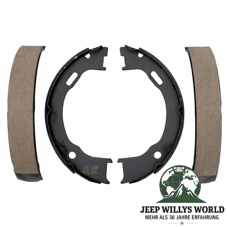 Brake Rotor Set front Jeep CJ YJ XJ MJ 82-89, 4 Pad overview, pad side shown.