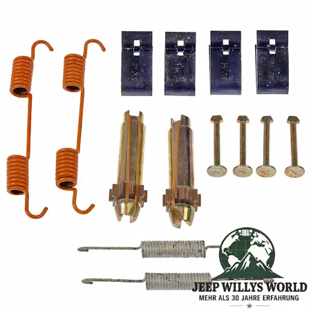 Brake Rotor Set front Jeep CJ YJ XJ MJ 82-89, 4 Pad overview, pad side shown.