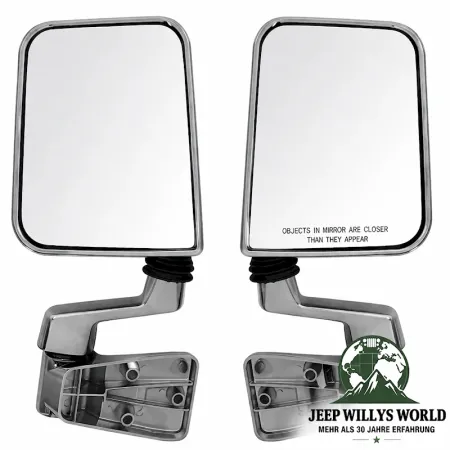 Außenspiegel Set Chrom HIGHROCK 4x4 Jeep Wrangler 87-02