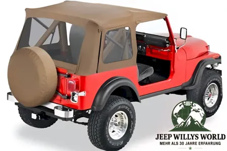 Supertop Verdeck Spice Denim Jeep CJ7 Wrangler YJ 80-95