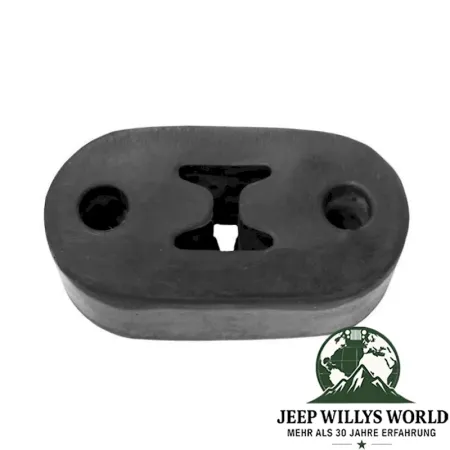 Auspuffgummi, Halter für das Endrohr vorne, alle Motoren. Jeep Cherokee XJ / Comanche MJ (1984-2001).