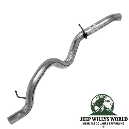 Endrohr mit 2,5" (63,5 mm) für 2,4L, 2,5L oder 4,0L Motor. Jeep Wrangler TJ (1996-2006).