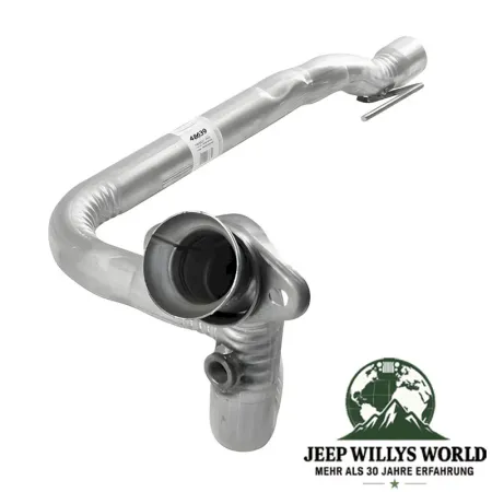 Hosenrohr, Flammrohr für 4,0L 6 Zylinder Motor. Jeep Cherokee XJ (1993-1995), Motorseitiger Anschluss abgebildet.