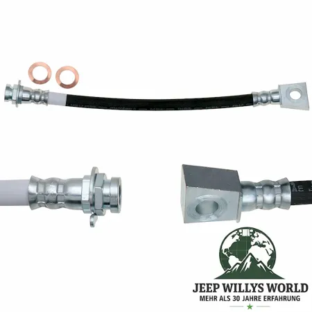 Brake Hose Rear Right Jeep Wrangler 03-06