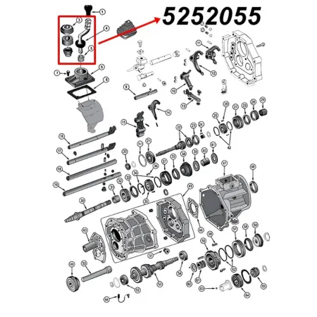 Schaltgestänge unten AX15 Schaltgetriebe Jeep Wrangler YJ 87-95