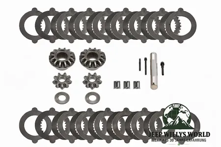 Differential Spider Gear Set Rear Dana 35 Trac-Lok with Shims Jeep Wrangler + Cherokee + Grand Cherokee 84-06