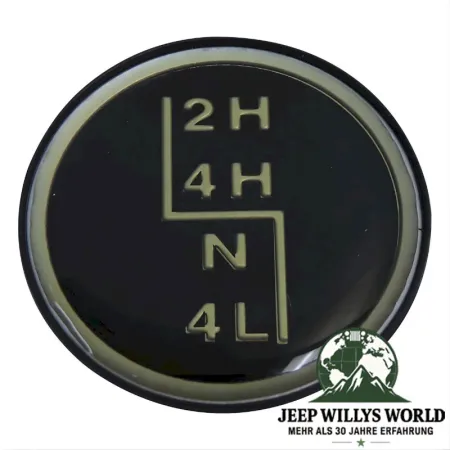 Shift Lever Pattern Insert for NP231 Transfer Case. Jeep Wrangler YJ (1987-1995).