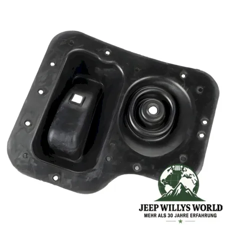 Double Shifter Boot (inner) BA10/5 AX4 AX5 AX15 Transmission Jeep Wrangler YJ (87-95), pictured from below.