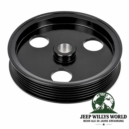 Riemenscheibe für Servopumpe 2,5L, 4,0L & 4,7L Motor. Jeep Wrangler TJ / Cherokee XJ / Grand Cherokee WJ WG (1999-2006)