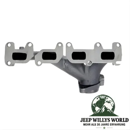 Abgaskrümmer für 2,4L Motor. Jeep Wrangler TJ / Liberty KJ (2002-2006), Motorseitig abgebildet.