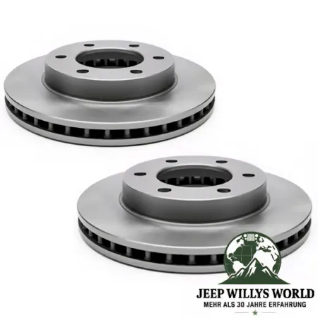Raybestos Bremsscheiben Paar vorne, nur mit 6-Schrauben Sattel & 11" Trommelbremse hinten passend. Jeep CJ5 CJ7 (1977-1978)