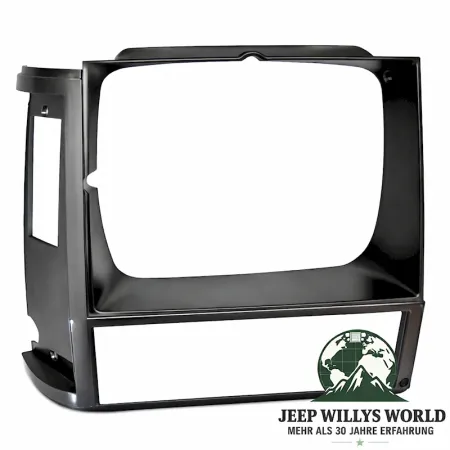 Scheinwerferrahmen Grau / Schwarz Kunststoff Rechts Jeep Cherokee 84-90