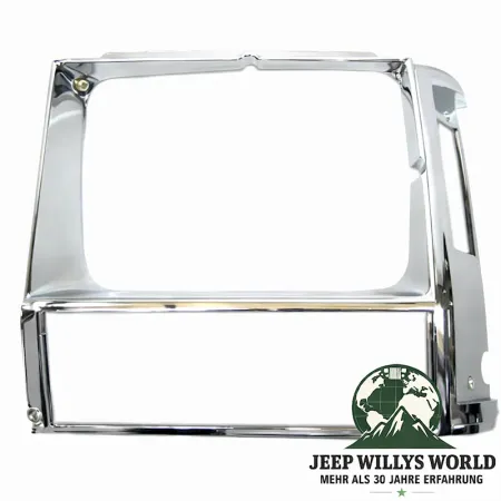 Scheinwerferrahmen Chrom Links Jeep Cherokee 84-90