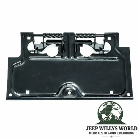 Kennzeichenhalter schwarz Jeep Wrangler 87-95