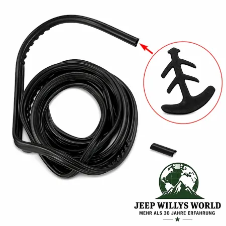 Windshield Glass Seal Kit Jeep Wrangler 87-95