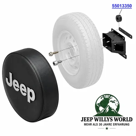 Reserveradanschlag Anschlag Gummi Jeep Wrangler YJ TJ (1987-2004)