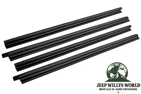 Türdichtung Abstreifer Set innen + außen Jeep CJ + Wrangler YJ 76-95