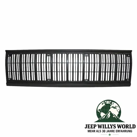 Frontgrill Kühlergrill Blende schwarz Jeep Cherokee 91-92