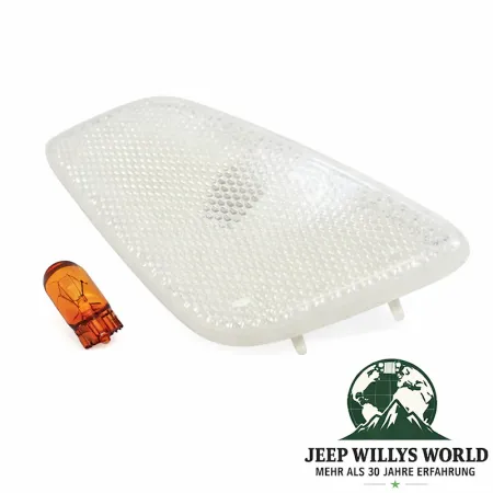 Turn Signal Sidemarker Lamp White Right US Model Jeep Wrangler 96-06